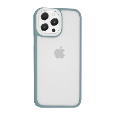iPhone 14 Pro Max Compatible Case Cover With Shockproof Hybrid Bumper Candy Colour in Blue